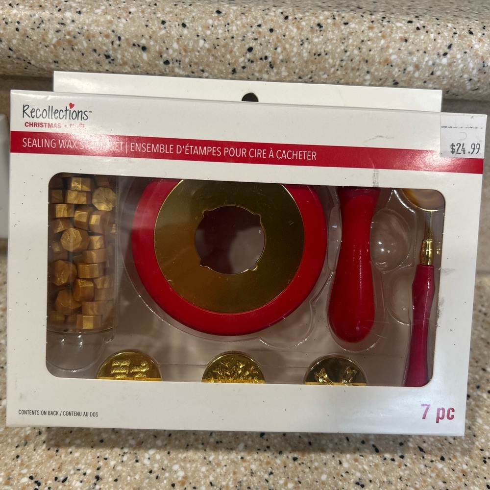 Recollections Sealing Wax Stamp Kit -  Gold